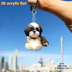 2d Shih Tzu Keychain Cute Dog Acrylic Pendant Puppy Versatile Charm Decor For Car Mirror Móc Treo Đeo Thoại, Standee, Móc Khoá In Theo Yêu Cầu, Chất Liệu Mica Dày 4mm, Kích Thước 5.5 Cm, Có In Test Mẫu 2d Shih Tzu Keychain Cute Dog Acrylic Pendant Puppy Versatile Charm Decor For Car Mirror Móc Treo Đeo Thoại, Standee, Móc Khoá In Theo Yêu Cầu, Chất Liệu Mica Dày 4mm, Kích Thước 5.5 Cm, Có In Test Mẫu