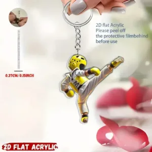 2d Taekwondo Keychain Charm Acrylic Hanging Ornament For Backpack Car Key Decoration Holiday Móc Treo Đeo Thoại, Standee, Móc Khoá In Theo Yêu Cầu, Chất Liệu Mica Dày 4mm, Kích Thước 5.5 Cm, Có In Test Mẫu 2d Taekwondo Keychain Charm Acrylic Hanging Ornament For Backpack Car Key Decoration Holiday Móc Treo Đeo Thoại, Standee, Móc Khoá In Theo Yêu Cầu, Chất Liệu Mica Dày 4mm, Kích Thước 5.5 Cm, Có In Test Mẫu