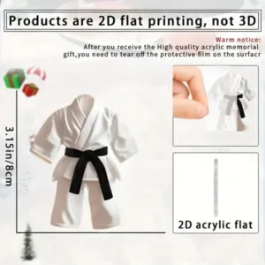 2d Taekwondo Suit Pendant Sports Themed Flat Keychain Acrylic Ornament Charm For Car Bags Móc Treo Đeo Thoại, Standee, Móc Khoá In Theo Yêu Cầu, Chất Liệu Mica Dày 4mm, Kích Thước 5.5 Cm, Có In Test Mẫu 2d Taekwondo Suit Pendant Sports Themed Flat Keychain Acrylic Ornament Charm For Car Bags Móc Treo Đeo Thoại, Standee, Móc Khoá In Theo Yêu Cầu, Chất Liệu Mica Dày 4mm, Kích Thước 5.5 Cm, Có In Test Mẫu