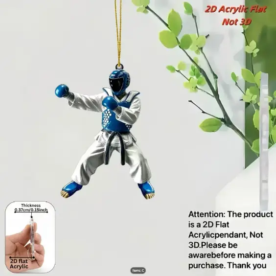2d-taekwondo-suit-pendant-sports-themed-var3-1789452727535-177 2d Taekwondo Suit Pendant Sports Themed Flat Keychain Acrylic Ornament Charm For Car Bags Móc Treo Đeo Thoại, Standee, Móc Khoá In Theo Yêu Cầu, Chất Liệu Mica Dày 4mm, Kích Thước 5.5 Cm, Có In Test Mẫu