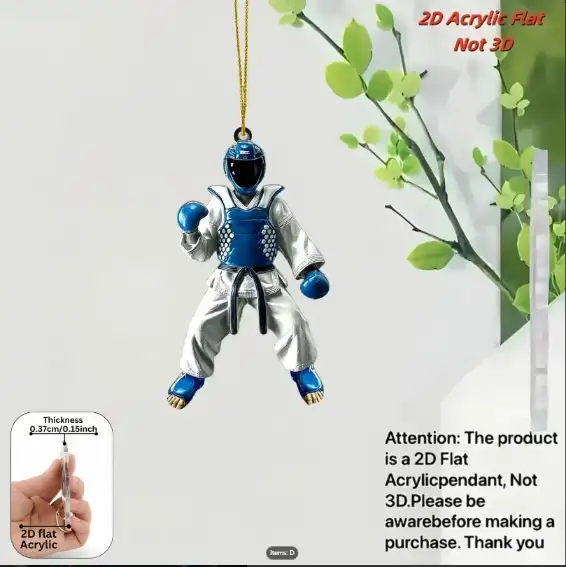 2d-taekwondo-suit-pendant-sports-themed-var5-1789452730233-681 2d Taekwondo Suit Pendant Sports Themed Flat Keychain Acrylic Ornament Charm For Car Bags Móc Treo Đeo Thoại, Standee, Móc Khoá In Theo Yêu Cầu, Chất Liệu Mica Dày 4mm, Kích Thước 5.5 Cm, Có In Test Mẫu