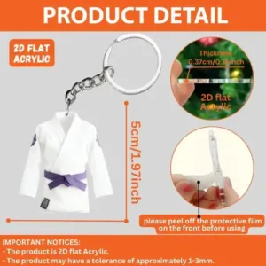 2d Taekwondo Uniform Keychain Sports Theme With Belt Pendant Flat Acrylic Ornament Hanging Móc Treo Đeo Thoại, Standee, Móc Khoá In Theo Yêu Cầu, Chất Liệu Mica Dày 4mm, Kích Thước 5.5 Cm, Có In Test Mẫu 2d Taekwondo Uniform Keychain Sports Theme With Belt Pendant Flat Acrylic Ornament Hanging Móc Treo Đeo Thoại, Standee, Móc Khoá In Theo Yêu Cầu, Chất Liệu Mica Dày 4mm, Kích Thước 5.5 Cm, Có In Test Mẫu