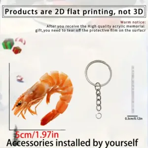 2d Vivid Shrimp Keychain 3/5/10pcs Acrylic Pendant Perfect For Backpacks Charms Home Decor Móc Treo Đeo Thoại, Standee, Móc Khoá In Theo Yêu Cầu, Chất Liệu Mica Dày 4mm, Kích Thước 5.5 Cm, Có In Test Mẫu 2d Vivid Shrimp Keychain 3/5/10pcs Acrylic Pendant Perfect For Backpacks Charms Home Decor Móc Treo Đeo Thoại, Standee, Móc Khoá In Theo Yêu Cầu, Chất Liệu Mica Dày 4mm, Kích Thước 5.5 Cm, Có In Test Mẫu