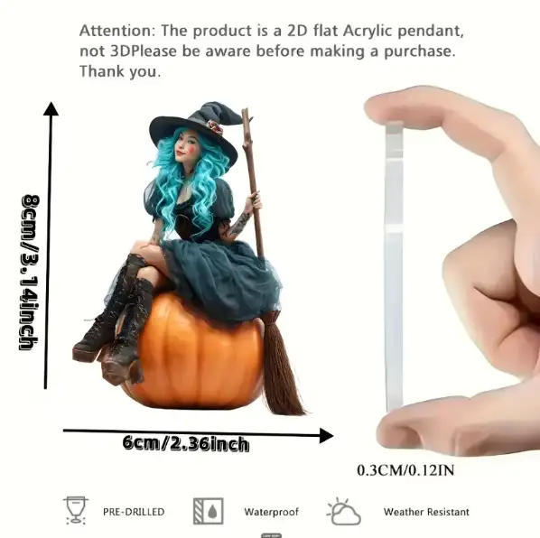 2d-witches-broom-keychain-acrylic-pendan-var8-1789471804339-25 2d Witches Broom Keychain Acrylic Pendant Creative Versatile Hanging Charm For Car Mirror Móc Treo Đeo Thoại, Standee, Móc Khoá In Theo Yêu Cầu, Chất Liệu Mica Dày 4mm, Kích Thước 5.5 Cm, Có In Test Mẫu