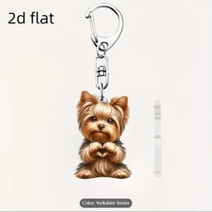 2d Yorkshire Terrier Pendant Cute Puppy Acrylic Keychain Versatile Charm For Car Mirrors Móc Treo Đeo Thoại, Standee, Móc Khoá In Theo Yêu Cầu, Chất Liệu Mica Dày 4mm, Kích Thước 5.5 Cm, Có In Test Mẫu 2d Yorkshire Terrier Pendant Cute Puppy Acrylic Keychain Versatile Charm For Car Mirrors Móc Treo Đeo Thoại, Standee, Móc Khoá In Theo Yêu Cầu, Chất Liệu Mica Dày 4mm, Kích Thước 5.5 Cm, Có In Test Mẫu