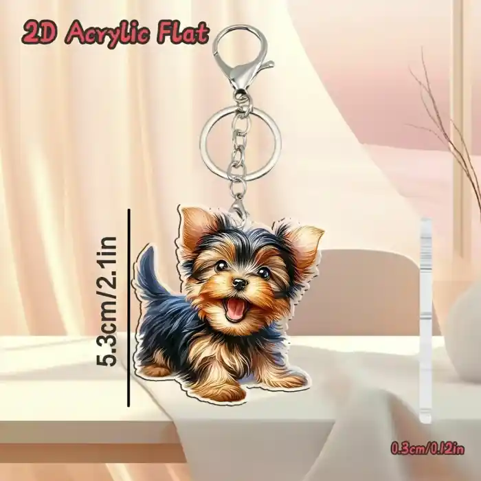 2d-yorkshire-terrier-pendant-cute-puppy-var6-1789447811230-29 2d Yorkshire Terrier Pendant Cute Puppy Acrylic Keychain Versatile Charm For Car Mirrors Móc Treo Đeo Thoại, Standee, Móc Khoá In Theo Yêu Cầu, Chất Liệu Mica Dày 4mm, Kích Thước 5.5 Cm, Có In Test Mẫu