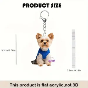 2d Yorkshire Terrier Pendant Cute Puppy Acrylic Keychain Versatile Charm For Car Mirrors Móc Treo Đeo Thoại, Standee, Móc Khoá In Theo Yêu Cầu, Chất Liệu Mica Dày 4mm, Kích Thước 5.5 Cm, Có In Test Mẫu 2d Yorkshire Terrier Pendant Cute Puppy Acrylic Keychain Versatile Charm For Car Mirrors Móc Treo Đeo Thoại, Standee, Móc Khoá In Theo Yêu Cầu, Chất Liệu Mica Dày 4mm, Kích Thước 5.5 Cm, Có In Test Mẫu