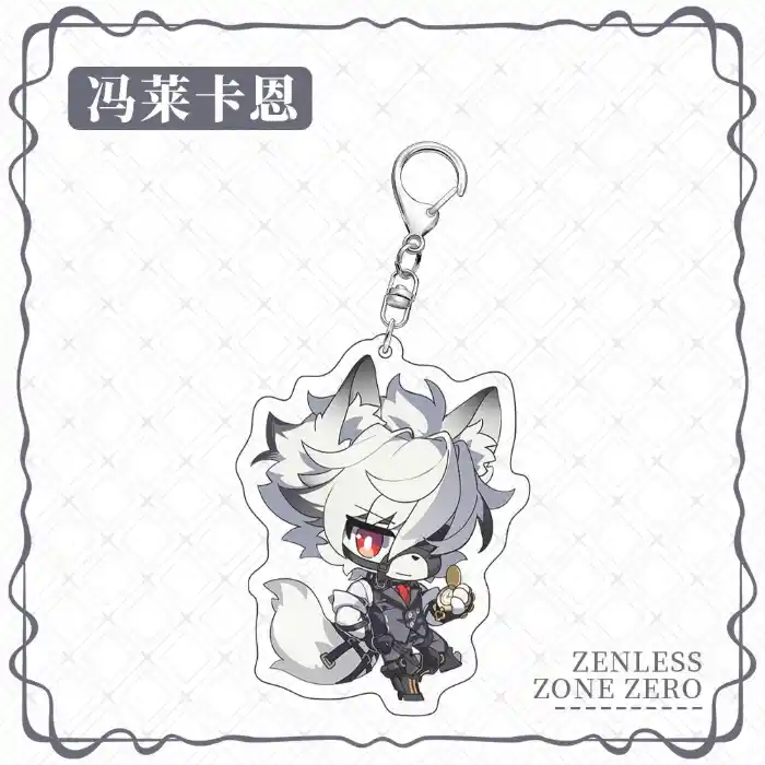 4styles Zenless Zone Zero Ellen Joe Acrylic Keychain Von Lycaon Acrylic Pendant Corin Wickes Móc Treo Đeo Thoại, Standee, Móc Khoá In Theo Yêu Cầu, Chất Liệu Mica Dày 4mm, Kích Thước 5.5 Cm, Có In Test Mẫu
