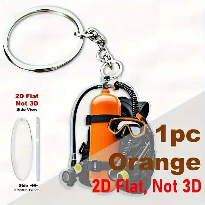 6pcsset-2d-flat-acrylic-creative-simulat-var5-1789621406001-747 6pcs/set 2d Flat Acrylic Creative Simulation Diving Equipment Keychain Fashion Backpack Móc Treo Đeo Thoại, Standee, Móc Khoá In Theo Yêu Cầu, Chất Liệu Mica Dày 4mm, Kích Thước 5.5 Cm, Có In Test Mẫu