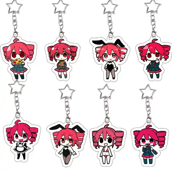 8-set-miku-acrylic-keychain-kawaii-kasan-var2-1789646089181-368 8 Set Miku Acrylic Keychain Kawaii Kasane Teto Cosplay Props Bag Pendant Girl Decor Móc Treo Đeo Thoại, Standee, Móc Khoá In Theo Yêu Cầu, Chất Liệu Mica Dày 4mm, Kích Thước 5.5 Cm, Có In Test Mẫu
