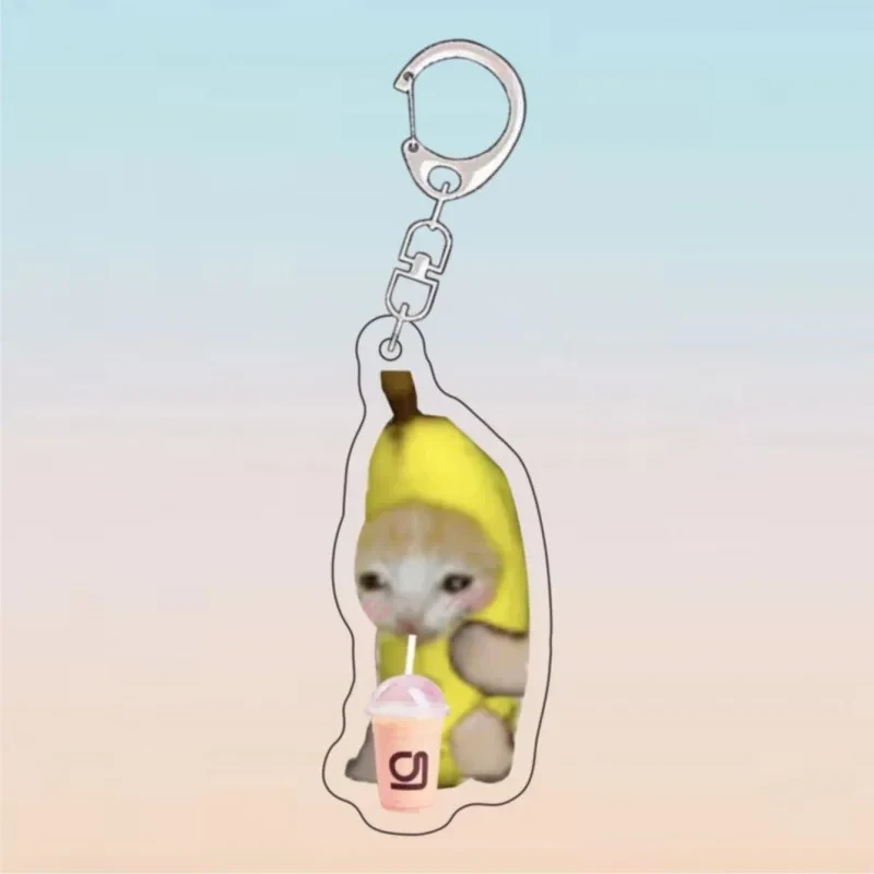 acrylic-black-and-white-cat-fun-keychain-var7-1789572218726-715 Acrylic Black And White Cat Fun Keychain Meme Pendant Special Design Animal Key Ring Charm Móc Treo Đeo Thoại, Standee, Móc Khoá In Theo Yêu Cầu, Chất Liệu Mica Dày 4mm, Kích Thước 5.5 Cm, Có In Test Mẫu