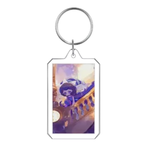 Acrylic Cookie Run Kingdom Pendant Game Figure Decor Milk Liquorice Photo Album Keychain Móc Treo Đeo Thoại, Standee, Móc Khoá In Theo Yêu Cầu, Chất Liệu Mica Dày 4mm, Kích Thước 5.5 Cm, Có In Test Mẫu