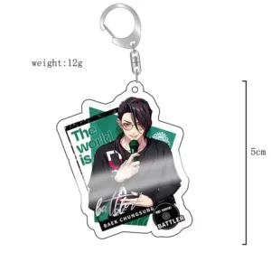 Acrylic Cute Anime Paradox Live Hajun Sugasano Aren Fans Keychain Bag Charms Gif Car Jewelry Móc Treo Đeo Thoại, Standee, Móc Khoá In Theo Yêu Cầu, Chất Liệu Mica Dày 4mm, Kích Thước 5.5 Cm, Có In Test Mẫu