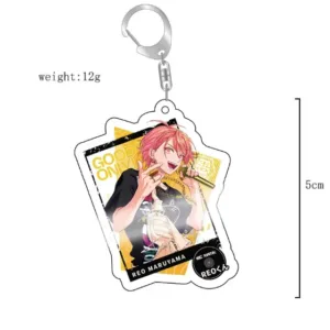 Acrylic Cute Anime Paradox Live Hajun Sugasano Aren Fans Keychain Bag Charms Gif Car Jewelry Móc Treo Đeo Thoại, Standee, Móc Khoá In Theo Yêu Cầu, Chất Liệu Mica Dày 4mm, Kích Thước 5.5 Cm, Có In Test Mẫu