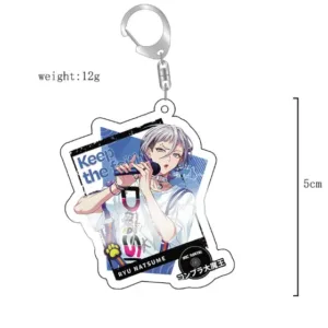 Acrylic Cute Anime Paradox Live Hajun Sugasano Aren Fans Keychain Bag Charms Gif Car Jewelry Móc Treo Đeo Thoại, Standee, Móc Khoá In Theo Yêu Cầu, Chất Liệu Mica Dày 4mm, Kích Thước 5.5 Cm, Có In Test Mẫu