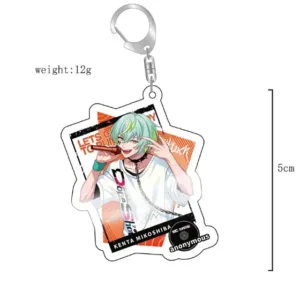 Acrylic Cute Anime Paradox Live Hajun Sugasano Aren Fans Keychain Bag Charms Gif Car Jewelry Móc Treo Đeo Thoại, Standee, Móc Khoá In Theo Yêu Cầu, Chất Liệu Mica Dày 4mm, Kích Thước 5.5 Cm, Có In Test Mẫu