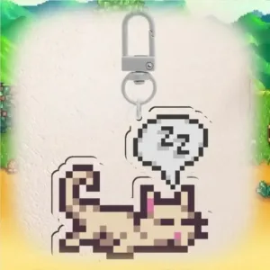 Acrylic Game Keychain For Stardew Valley Game Decoration Bag Pendant Accessories Exquisite Móc Treo Đeo Thoại, Standee, Móc Khoá In Theo Yêu Cầu, Chất Liệu Mica Dày 4mm, Kích Thước 5.5 Cm, Có In Test Mẫu