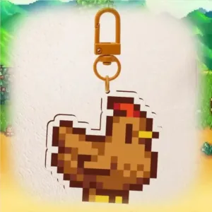Acrylic Game Keychain For Stardew Valley Game Decoration Bag Pendant Accessories Exquisite Móc Treo Đeo Thoại, Standee, Móc Khoá In Theo Yêu Cầu, Chất Liệu Mica Dày 4mm, Kích Thước 5.5 Cm, Có In Test Mẫu