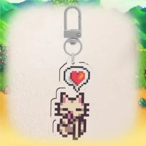 Acrylic Game Keychain For Stardew Valley Game Decoration Bag Pendant Accessories Exquisite Móc Treo Đeo Thoại, Standee, Móc Khoá In Theo Yêu Cầu, Chất Liệu Mica Dày 4mm, Kích Thước 5.5 Cm, Có In Test Mẫu