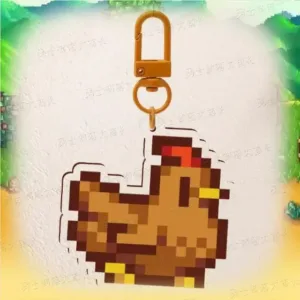 Acrylic Game Keychain For Stardew Valley Game Decoration Bag Pendant Accessories Exquisite Móc Treo Đeo Thoại, Standee, Móc Khoá In Theo Yêu Cầu, Chất Liệu Mica Dày 4mm, Kích Thước 5.5 Cm, Có In Test Mẫu