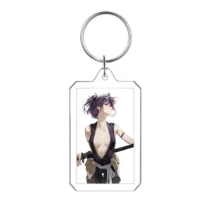 Acrylic Hell's Paradise Keychain Jigokuraku Anime Cartoon Bag Decoration Accessories Gabimaru Móc Treo Đeo Thoại, Standee, Móc Khoá In Theo Yêu Cầu, Chất Liệu Mica Dày 4mm, Kích Thước 5.5 Cm, Có In Test Mẫu