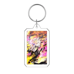 Acrylic Hell's Paradise Keychain Jigokuraku Anime Cartoon Bag Decoration Accessories Gabimaru Móc Treo Đeo Thoại, Standee, Móc Khoá In Theo Yêu Cầu, Chất Liệu Mica Dày 4mm, Kích Thước 5.5 Cm, Có In Test Mẫu