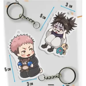 Acrylic Key Buckle For Jjk Yuki Tsukumo Choso Yuji Itadori Satoru Gojo Geto Suguru Nanami Cat Móc Treo Đeo Thoại, Standee, Móc Khoá In Theo Yêu Cầu, Chất Liệu Mica Dày 4mm, Kích Thước 5.5 Cm, Có In Test Mẫu