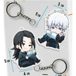 Acrylic Key Buckle For Jjk Yuki Tsukumo Choso Yuji Itadori Satoru Gojo Geto Suguru Nanami Cat Móc Treo Đeo Thoại, Standee, Móc Khoá In Theo Yêu Cầu, Chất Liệu Mica Dày 4mm, Kích Thước 5.5 Cm, Có In Test Mẫu