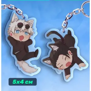 Acrylic Key Ring For Jjk Satoru Gojo Geto Suguru Yuji Itadori Yuta Okkotsu Anime Peripheral Móc Treo Đeo Thoại, Standee, Móc Khoá In Theo Yêu Cầu, Chất Liệu Mica Dày 4mm, Kích Thước 5.5 Cm, Có In Test Mẫu