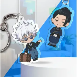 Acrylic Key Ring For Jjk Satoru Gojo Geto Suguru Yuji Itadori Yuta Okkotsu Anime Peripheral Móc Treo Đeo Thoại, Standee, Móc Khoá In Theo Yêu Cầu, Chất Liệu Mica Dày 4mm, Kích Thước 5.5 Cm, Có In Test Mẫu