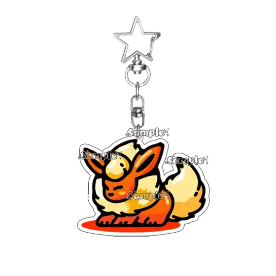 Acrylic Keychain Anime Cartoon Eevee Umbreon Sylveon Espeon Bulbasaur Anime Game Collection Móc Treo Đeo Thoại, Standee, Móc Khoá In Theo Yêu Cầu, Chất Liệu Mica Dày 4mm, Kích Thước 5.5 Cm, Có In Test Mẫu
