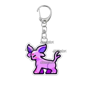 Acrylic Keychain Anime Cartoon Eevee Umbreon Sylveon Espeon Bulbasaur Anime Game Collection Móc Treo Đeo Thoại, Standee, Móc Khoá In Theo Yêu Cầu, Chất Liệu Mica Dày 4mm, Kích Thước 5.5 Cm, Có In Test Mẫu