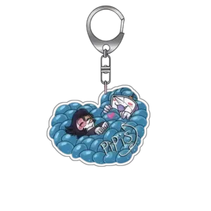 Acrylic Keychain For Deltarune Q Version Anime Cartoons Backpack Decoration Pendant Cute Móc Treo Đeo Thoại, Standee, Móc Khoá In Theo Yêu Cầu, Chất Liệu Mica Dày 4mm, Kích Thước 5.5 Cm, Có In Test Mẫu