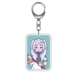 Acrylic Keychain For Frieren Light Q Version Anime Cartoons Backpack Decoration Pendant Móc Treo Đeo Thoại, Standee, Móc Khoá In Theo Yêu Cầu, Chất Liệu Mica Dày 4mm, Kích Thước 5.5 Cm, Có In Test Mẫu