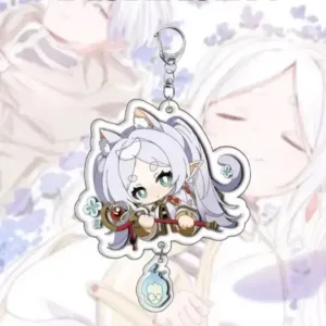 Acrylic Keychain For Frieren Stark Fern Anime Cartoons Backpack Decoration Pendant Cute Móc Treo Đeo Thoại, Standee, Móc Khoá In Theo Yêu Cầu, Chất Liệu Mica Dày 4mm, Kích Thước 5.5 Cm, Có In Test Mẫu
