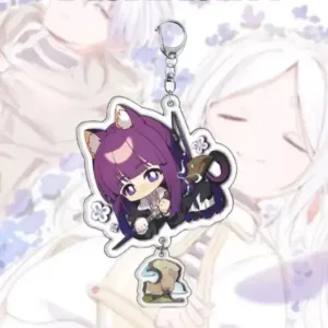 Acrylic Keychain For Frieren Stark Fern Anime Cartoons Backpack Decoration Pendant Cute Móc Treo Đeo Thoại, Standee, Móc Khoá In Theo Yêu Cầu, Chất Liệu Mica Dày 4mm, Kích Thước 5.5 Cm, Có In Test Mẫu