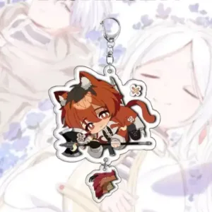 Acrylic Keychain For Frieren Stark Fern Anime Cartoons Backpack Decoration Pendant Cute Móc Treo Đeo Thoại, Standee, Móc Khoá In Theo Yêu Cầu, Chất Liệu Mica Dày 4mm, Kích Thước 5.5 Cm, Có In Test Mẫu