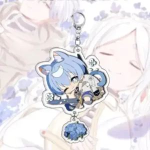 Acrylic Keychain For Frieren Stark Fern Anime Cartoons Backpack Decoration Pendant Cute Móc Treo Đeo Thoại, Standee, Móc Khoá In Theo Yêu Cầu, Chất Liệu Mica Dày 4mm, Kích Thước 5.5 Cm, Có In Test Mẫu