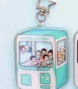 Acrylic Keychain For Haikyuu Karasuno High Anime Cartoons Backpack Decoration Pendant Móc Treo Đeo Thoại, Standee, Móc Khoá In Theo Yêu Cầu, Chất Liệu Mica Dày 4mm, Kích Thước 5.5 Cm, Có In Test Mẫu
