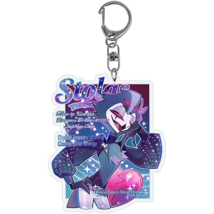 Acrylic Keychain For Helluva Boss Loona Millie Anime Cartoons Backpack Decoration Pendant Móc Treo Đeo Thoại, Standee, Móc Khoá In Theo Yêu Cầu, Chất Liệu Mica Dày 4mm, Kích Thước 5.5 Cm, Có In Test Mẫu
