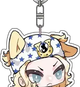 Acrylic Keychain For Steel Ball Run Johnny Joestar Cartoons Backpack Decoration Pendant Móc Treo Đeo Thoại, Standee, Móc Khoá In Theo Yêu Cầu, Chất Liệu Mica Dày 4mm, Kích Thước 5.5 Cm, Có In Test Mẫu