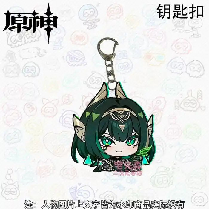 Alice Genshin Impact Flins Expression Pattern Acrylic Keychain For Accessories Bag Pendant Móc Treo Đeo Thoại, Standee, Móc Khoá In Theo Yêu Cầu, Chất Liệu Mica Dày 4mm, Kích Thước 5.5 Cm, Có In Test Mẫu