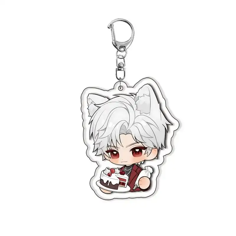 Angel Elf Ears Game Love And Deepspace Sylus Xavier Zayne Rafayel Ralayo Cosplay Key Chain Móc Treo Đeo Thoại, Standee, Móc Khoá In Theo Yêu Cầu, Chất Liệu Mica Dày 4mm, Kích Thước 5.5 Cm, Có In Test Mẫu