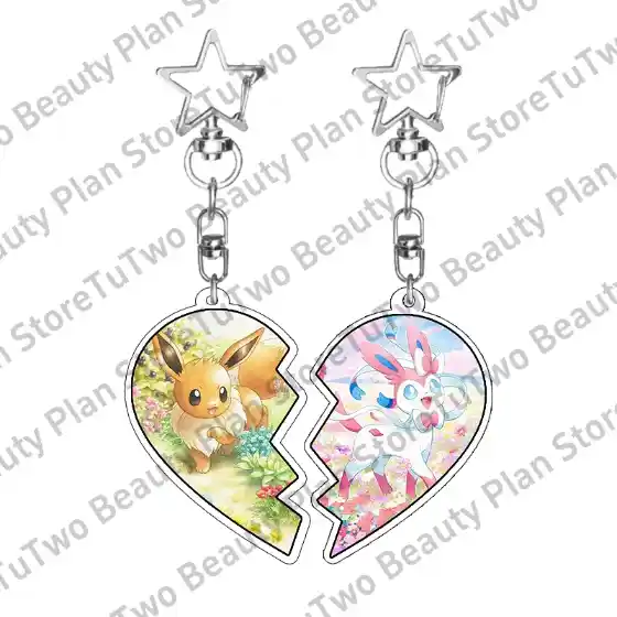 anime-2pcs-cartoon-eevee-leafeon-vaporeo-var2-1789536161063-865 Anime 2pcs Cartoon Eevee Leafeon Vaporeon Flareon Couple Keychain Acrylic Pendant Girl Boy Móc Treo Đeo Thoại, Standee, Móc Khoá In Theo Yêu Cầu, Chất Liệu Mica Dày 4mm, Kích Thước 5.5 Cm, Có In Test Mẫu