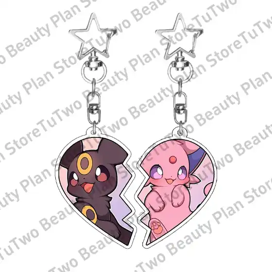 anime-2pcs-cartoon-eevee-leafeon-vaporeo-var4-1789536165292-122 Anime 2pcs Cartoon Eevee Leafeon Vaporeon Flareon Couple Keychain Acrylic Pendant Girl Boy Móc Treo Đeo Thoại, Standee, Móc Khoá In Theo Yêu Cầu, Chất Liệu Mica Dày 4mm, Kích Thước 5.5 Cm, Có In Test Mẫu