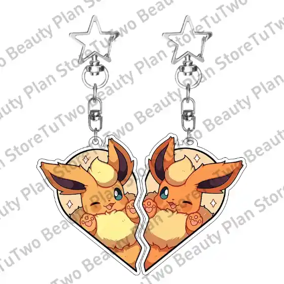 anime-2pcs-cartoon-eevee-leafeon-vaporeo-var5-1789536167457-985 Anime 2pcs Cartoon Eevee Leafeon Vaporeon Flareon Couple Keychain Acrylic Pendant Girl Boy Móc Treo Đeo Thoại, Standee, Móc Khoá In Theo Yêu Cầu, Chất Liệu Mica Dày 4mm, Kích Thước 5.5 Cm, Có In Test Mẫu