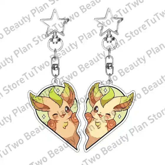 anime-2pcs-cartoon-eevee-leafeon-vaporeo-var8-1789536173580-894 Anime 2pcs Cartoon Eevee Leafeon Vaporeon Flareon Couple Keychain Acrylic Pendant Girl Boy Móc Treo Đeo Thoại, Standee, Móc Khoá In Theo Yêu Cầu, Chất Liệu Mica Dày 4mm, Kích Thước 5.5 Cm, Có In Test Mẫu