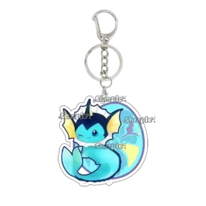 Anime Acrylic Eevee Keychains Pendant Car Key Chain Vaporeon Leafeon Sylveon Espeon Umbreon Móc Treo Đeo Thoại, Standee, Móc Khoá In Theo Yêu Cầu, Chất Liệu Mica Dày 4mm, Kích Thước 5.5 Cm, Có In Test Mẫu