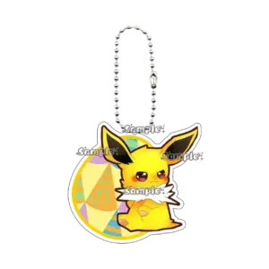 Anime Acrylic Eevee Keychains Pendant Car Key Chain Vaporeon Leafeon Sylveon Espeon Umbreon Móc Treo Đeo Thoại, Standee, Móc Khoá In Theo Yêu Cầu, Chất Liệu Mica Dày 4mm, Kích Thước 5.5 Cm, Có In Test Mẫu