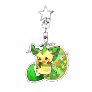 Anime Acrylic Eevee Keychains Pendant Car Key Chain Vaporeon Leafeon Sylveon Espeon Umbreon Móc Treo Đeo Thoại, Standee, Móc Khoá In Theo Yêu Cầu, Chất Liệu Mica Dày 4mm, Kích Thước 5.5 Cm, Có In Test Mẫu